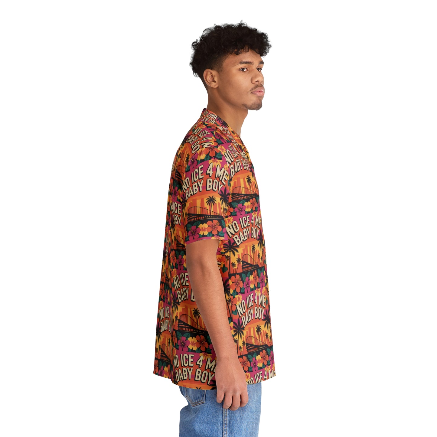 Copy of Men's Hawaiian Shirt No Ice For Me (AOP)