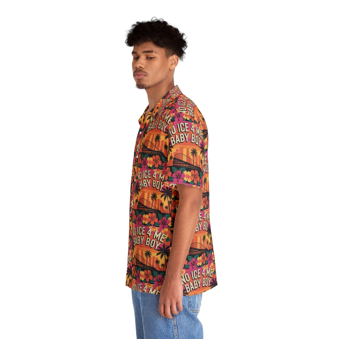 Copy of Men's Hawaiian Shirt No Ice For Me (AOP)