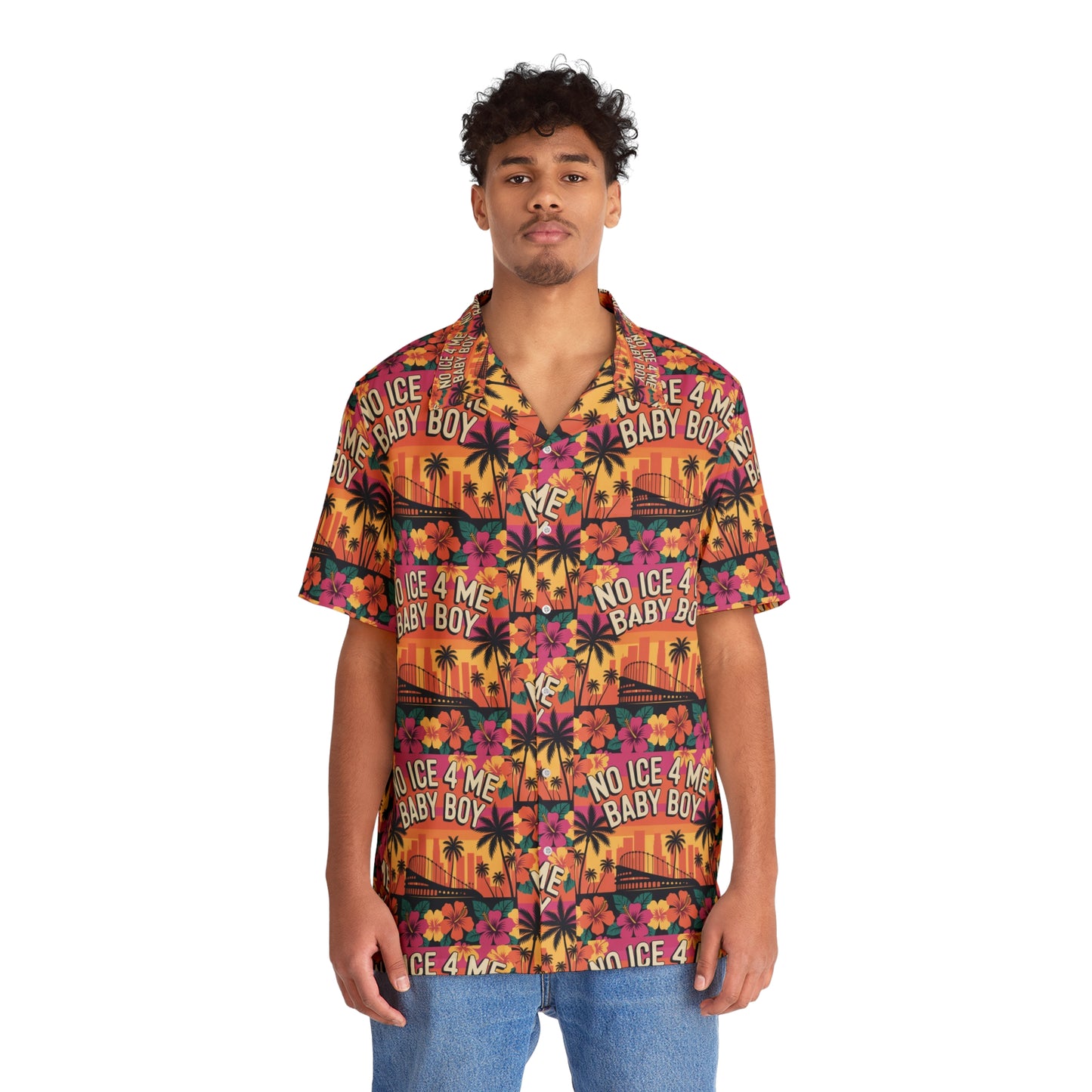 Copy of Men's Hawaiian Shirt No Ice For Me (AOP)